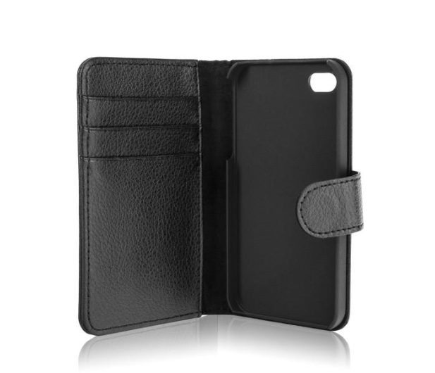 Xqisit Etui Wallet do iPhone 4/4S czarne - 1422863 - zdjęcie 5